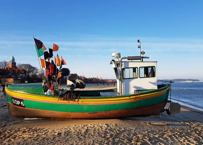 Apartament Chopina 5 M5 - Centrum Sopotu 3 Min Do Monciaka Sopot